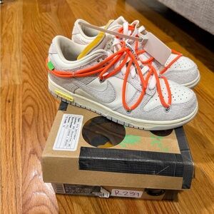 Nike Dunk Off White lot 11 of 50 6.5m/8w